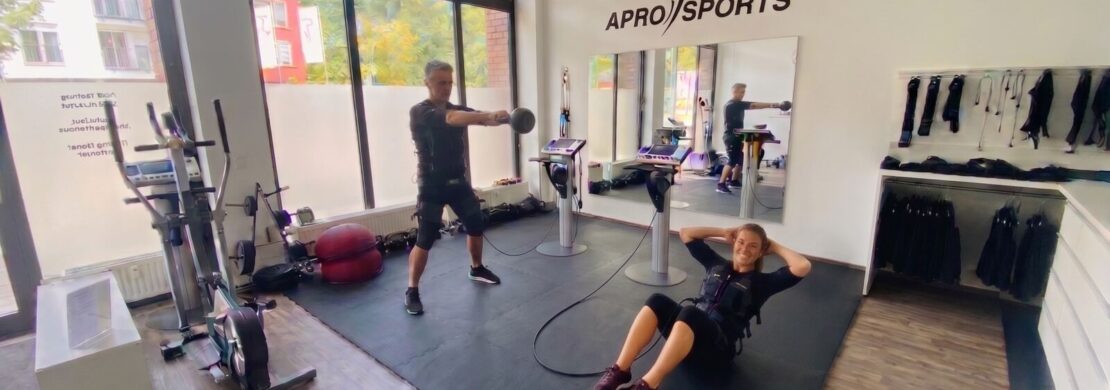 Muskelstimulation mit EMS-Training